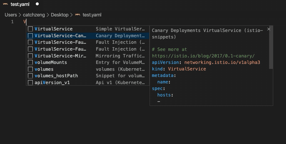 VirtualService